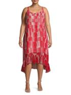 Nic+zoe Plus Zamba Printed Sleeveless Dress