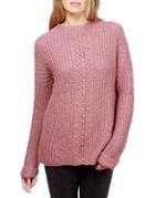 Lucky Brand Open-stitch Long-sleeve Sweater