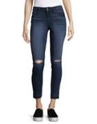 William Rast Distressed Skinny Ankle Jeans
