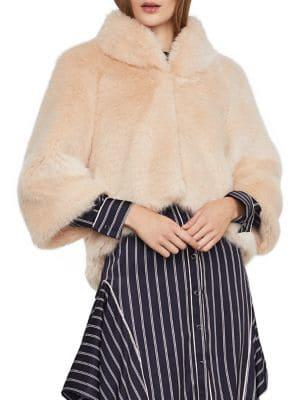 Bcbgmaxazria Nadine Faux Fur Jacket