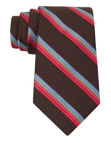 Ted Baker Silk Multicolor Thin Stripe Tie