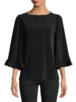 Michael Michael Kors Ruffled Bell Sleeve Top