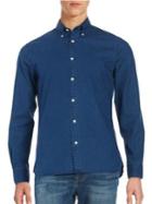 Brooks Brothers Red Fleece Cotton Chambray Shirt