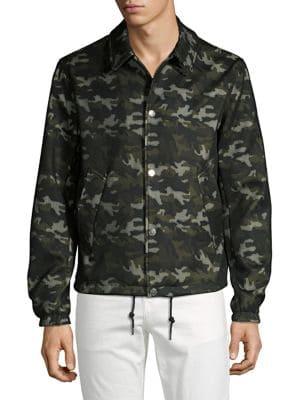 Michael Kors Textured Camouflage-print Jacket