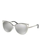 Michael Kors Oversize Cat Eye Sunglasses/56mm