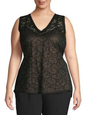Rachel Rachel Roy Plus Plus Vivan Lace Tank
