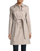 Kate Spade New York Button Front Trench Coat