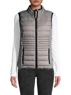 Marc New York Performance Contrast-trim Quilt Vest