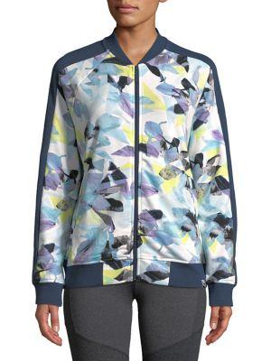 Puma Printed Zip Front Jacket
