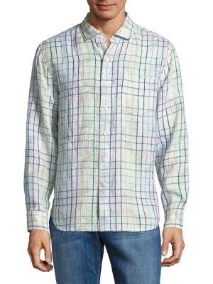 Tommy Bahama Tulum Terrace Linen Button-down Shirt