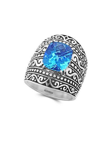Effy Blue Topaz Sterling Silver Ring