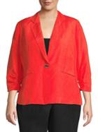 Kasper Classic Three-quarter Sleeve Jacket