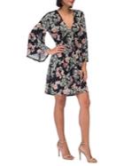 B Collection By Bobeau Forrest Wrap Print Dress