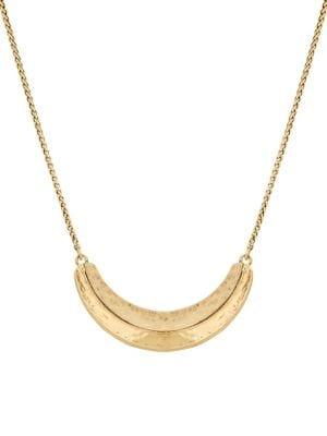 Lucky Brand Safari Beach Crystal Dimensional Collar Necklace