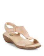 Clarks Roza Pine Leather Sandals
