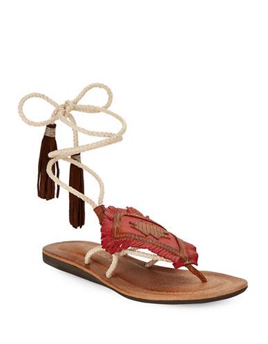 Matisse Bronte Leather Wrap Sandals