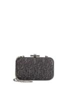 Natasha Metallic Lace Convertible Chain Clutch