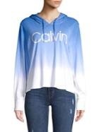 Calvin Klein Performance Dip-dye Logo Hoodie