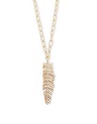 Lauren Ralph Lauren Crystal Pave Chain Pendant Necklace