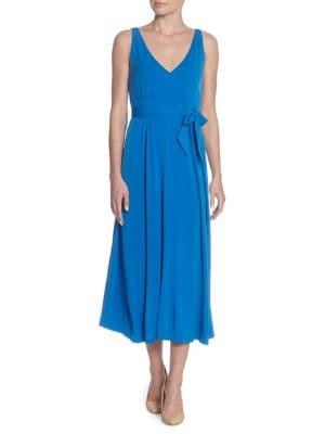 Catherine Catherine Malandrino Lindy Pleated Midi Dress