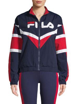 Fila Colorblock Logo Full-zip Windbreaker