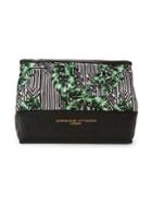 Adrienne Vittadini Palm Pyramid Bifold Cosmetic Bag