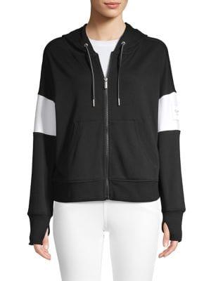 Calvin Klein Performance Colorblock Logo Zip Hoodie