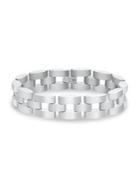 Lord & Taylor Stainless Steel Link Bracelet