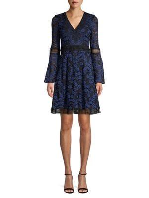 Kensie Floral A-line Dress