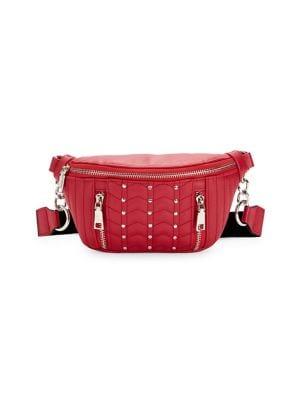 Steve Madden Studded Quilted Belt Bag