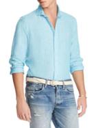Polo Ralph Lauren Slim-fit Linen Button-down Shirt