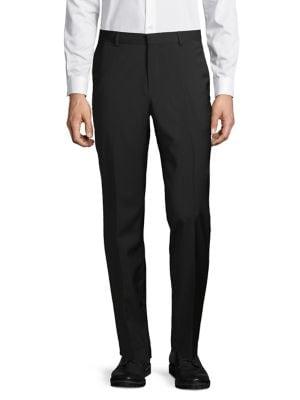 Hugo Flat-front Wool Pants