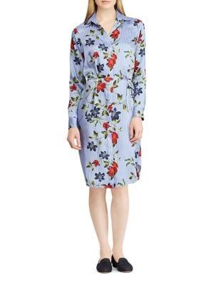 Lauren Ralph Lauren Floral Knee-length Shirtdress