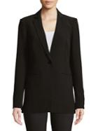 Karl Lagerfeld Paris Long One-button Jacket