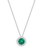 Swarovski Crystal & Emerald Necklace
