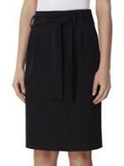 Tahari Arthur S. Levine Tied Bi-stretch Pencil Skirt