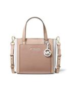 Michael Michael Kors Small Gemma Leather Pocket Messenger