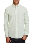Nautica Striped Classic-fit Casual Button-down Shirt