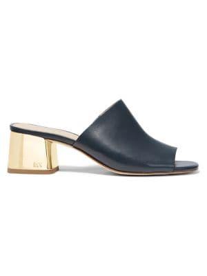 Michael Kors Dixon Leather Heeled Mules