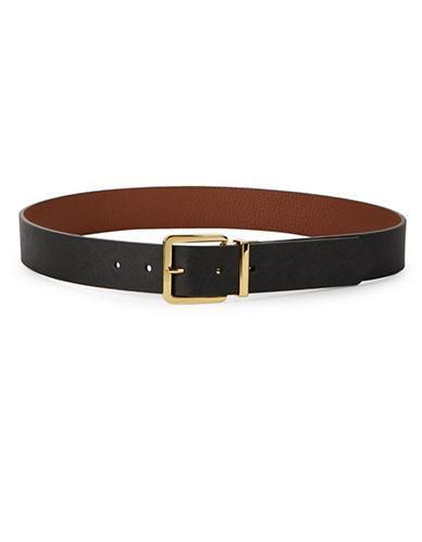 Lauren Ralph Lauren Crosshatch Reversible Leather Belt