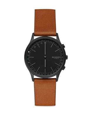 Skagen Jorn Leather Hybrid Smart Watch