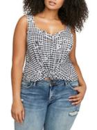 Addition Elle Michel Studio Plus Sweetheart Swing Tank Top