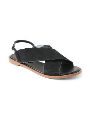 Kensie Maelle Crisscross Suede Sandals