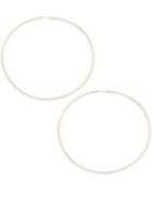 Design Lab Lord & Taylor Large Golden Hoop Earrings- 2.75 In.