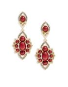 Design Lab Lord & Taylor Cluster Drop Earrings