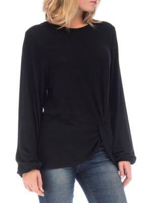 B Collection By Bobeau Sierra Side Knot Tee