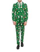 Opposuits Christmas Motif Printed Suit