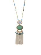 Lonna & Lilly Crystal Tassel Necklace