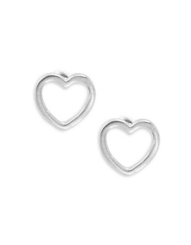Tai Sterling Silver Open Heart Earrings