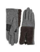 Echo Sherpa Cuff Cashmere-blend Tech Gloves